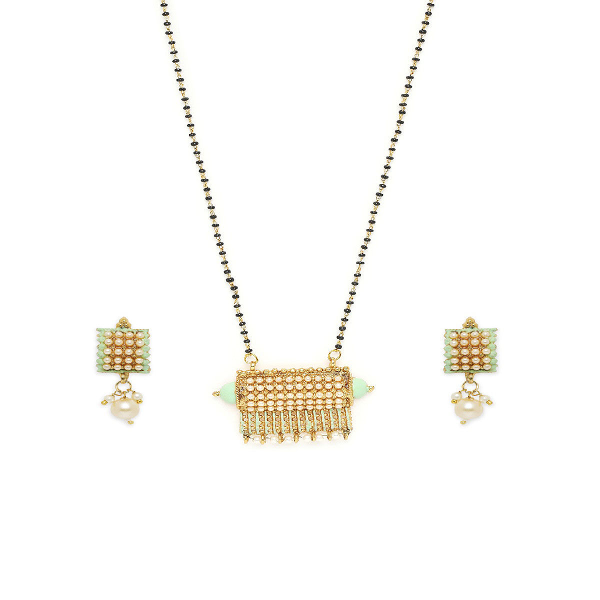 Mahi Long Chain MultiColor Mangal Sutra Set Buy Mahi Long Chain MultiColor Mangal Sutra Set