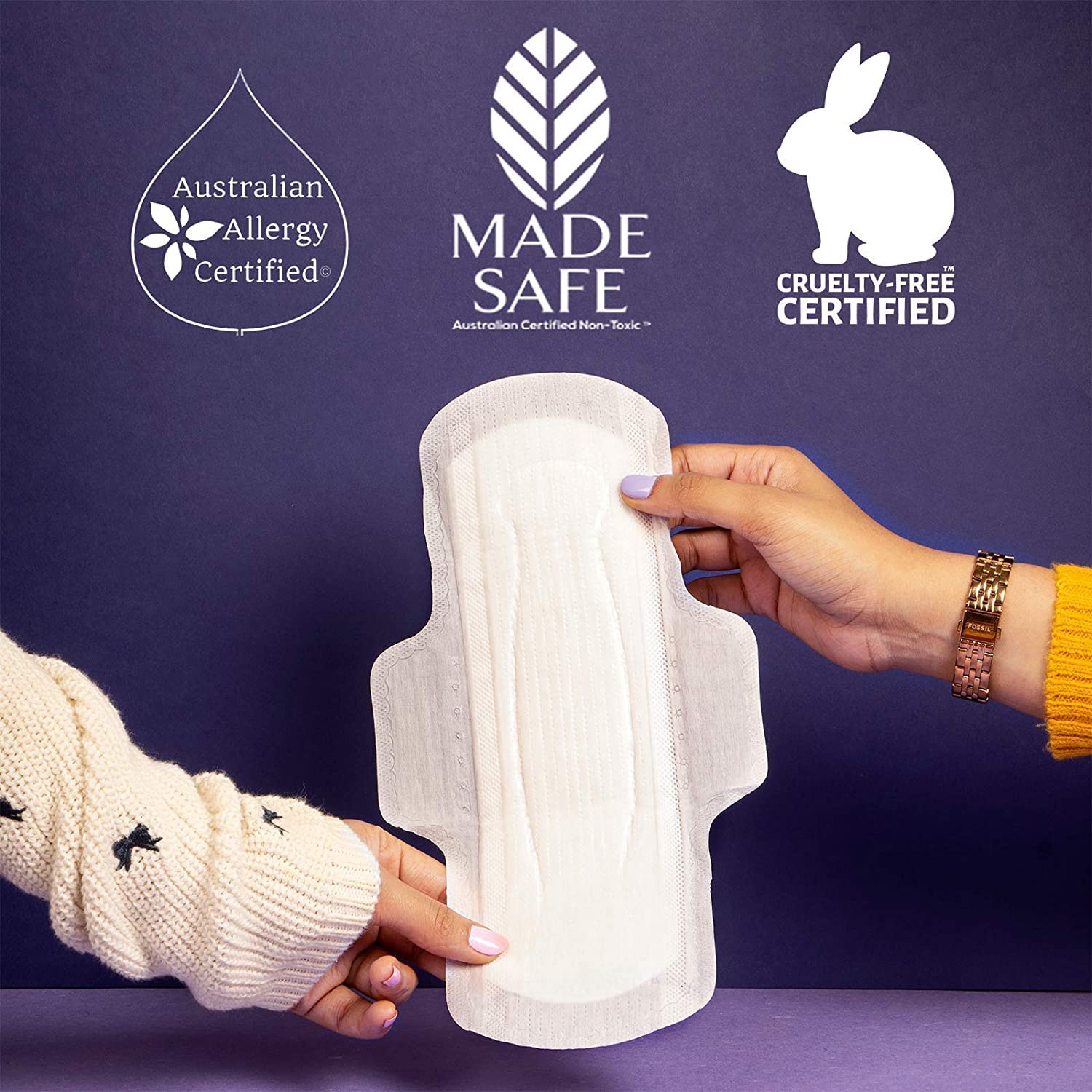 Buy Azah Rash Free Organic Sanitary Pads Box Of 20 Pads (Without