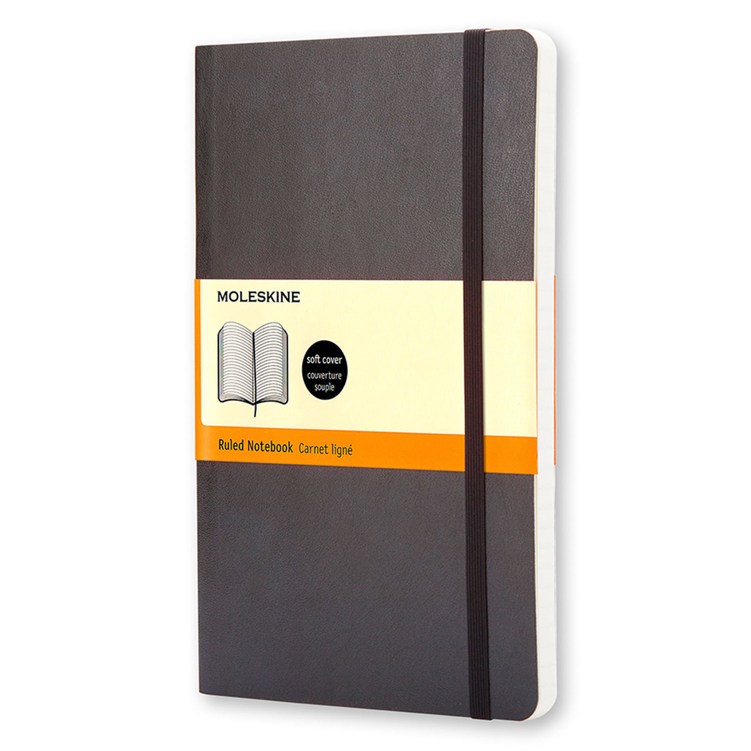 Moleskine Classic Notebook Ruled Soft Cover Large - Black