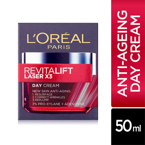 L Oreal Paris Revitalift Laser X3 Day Cream Buy L Oreal Paris Revitalift Laser X3 Day Cream Online At Best Price In India Nykaa