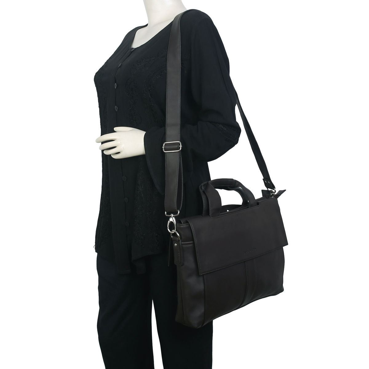 Buy Lapis O Lupo Fawn Unisex Laptop Bag (Brown) Online