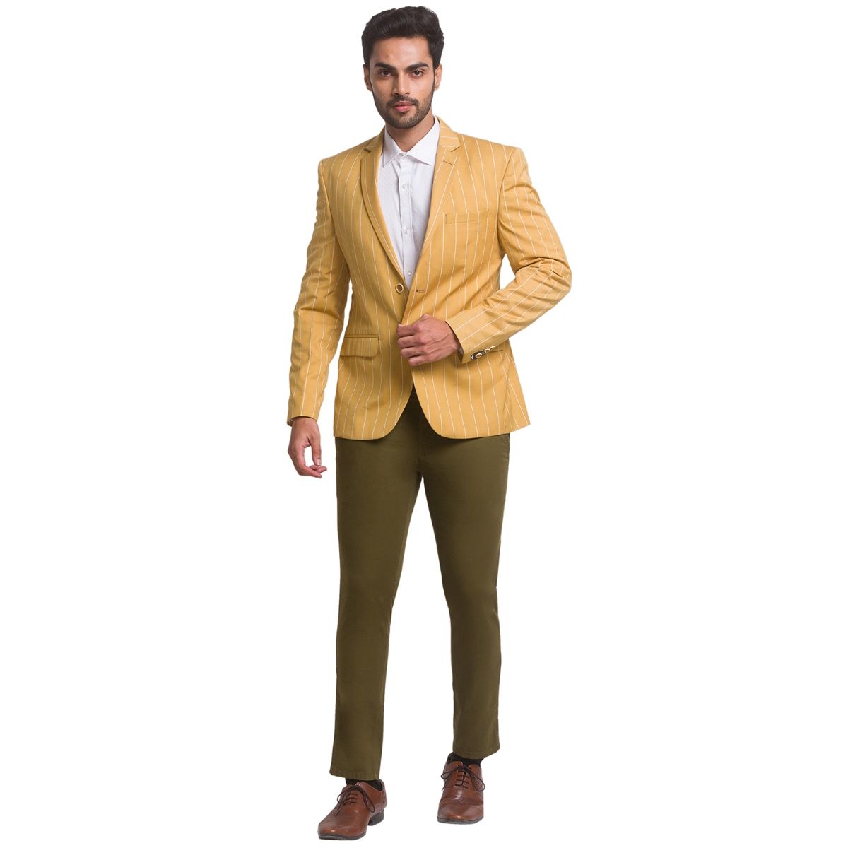 Park Avenue Dark Yellow Blazer