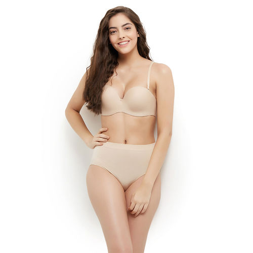 Wacoal Basic Mold Padded Wired Half Cup Strapless T-Shirt Bra - Beige (38A)