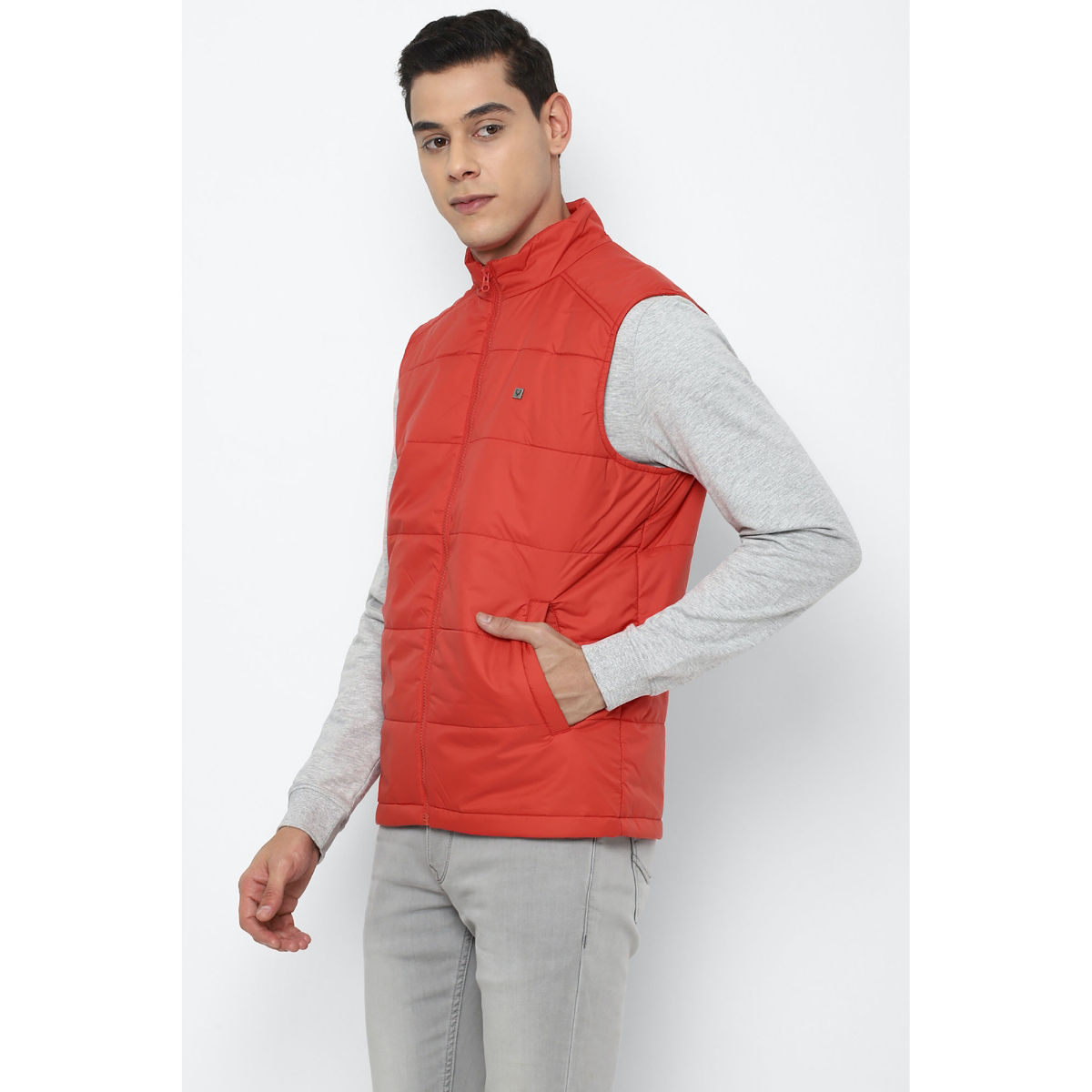 Allen solly red clearance jacket