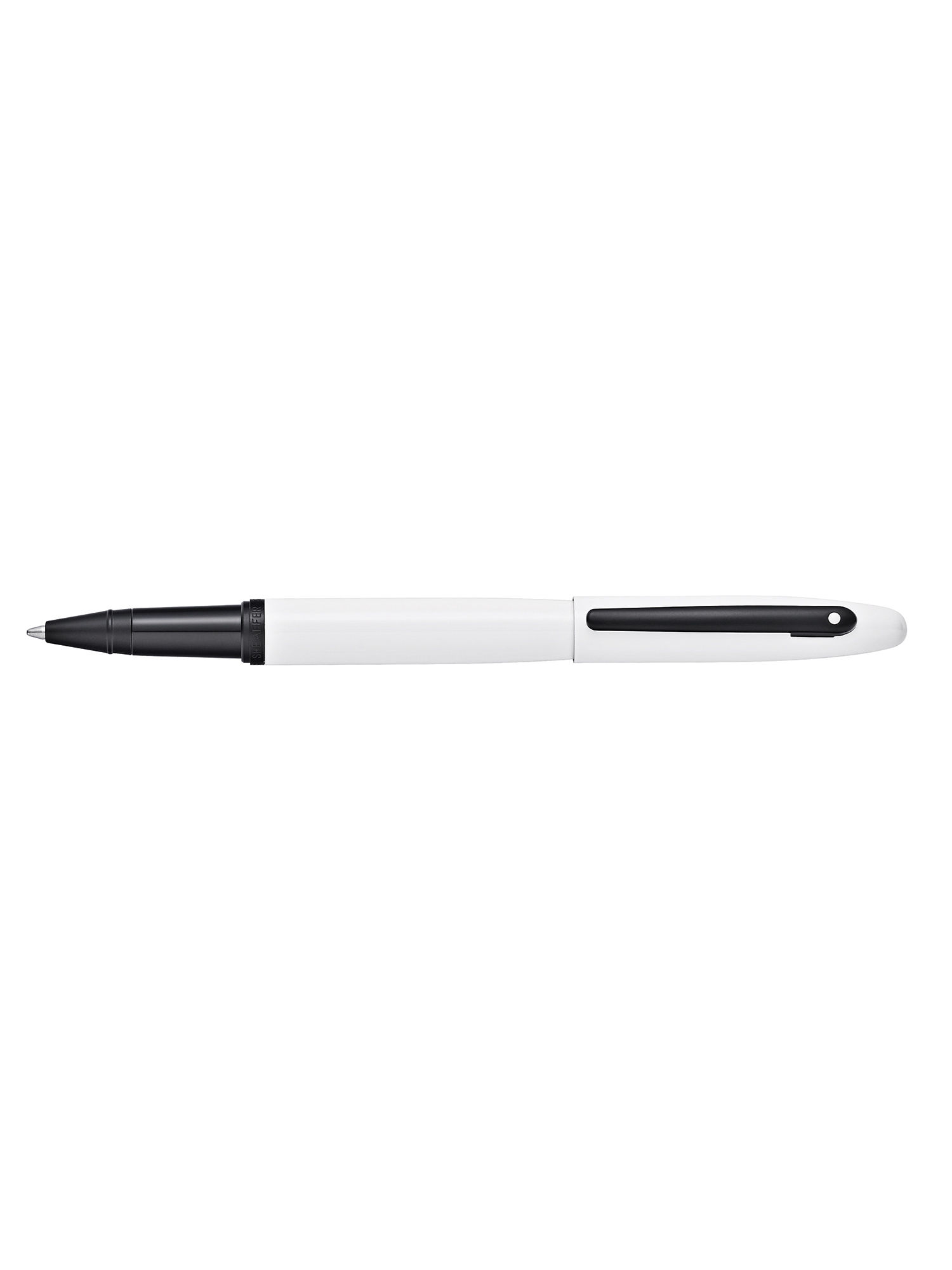 Sheaffer 9425 VFM Rollerball Pen - Glossy White with Matte Black Tone Trim