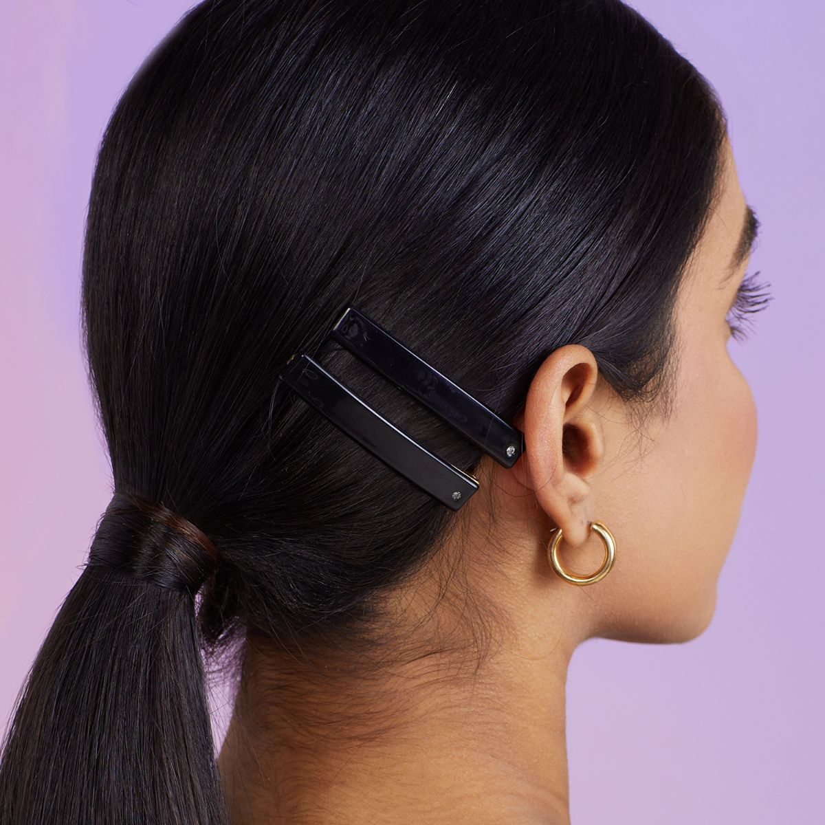 Pipa Bella by Nykaa Fashion Pack of 2 Black Barrette Hair Clips Buy Pipa Bella by Nykaa Fashion