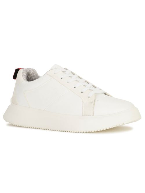 Bata Men White Lace-Ups Sneakers