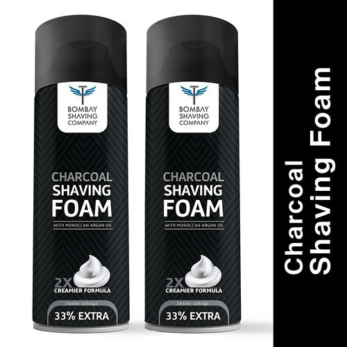 Bombay Shaving Company Charcoal Shaving Foam (Pack Of 2): Buy ...