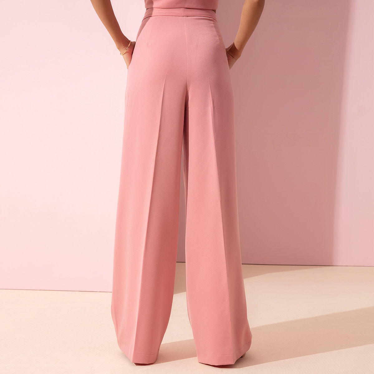 Rsvp By Nykaa Fashion Pink A Blooming Hue Pants Buy Rsvp By Nykaa