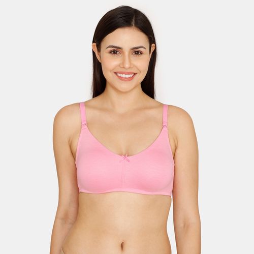 Zivame T-Shirt : Buy Zivame Rosaline Double Layered Non-wired 3-4th  Coverage T-shirt Bra (pack Of 2) Online