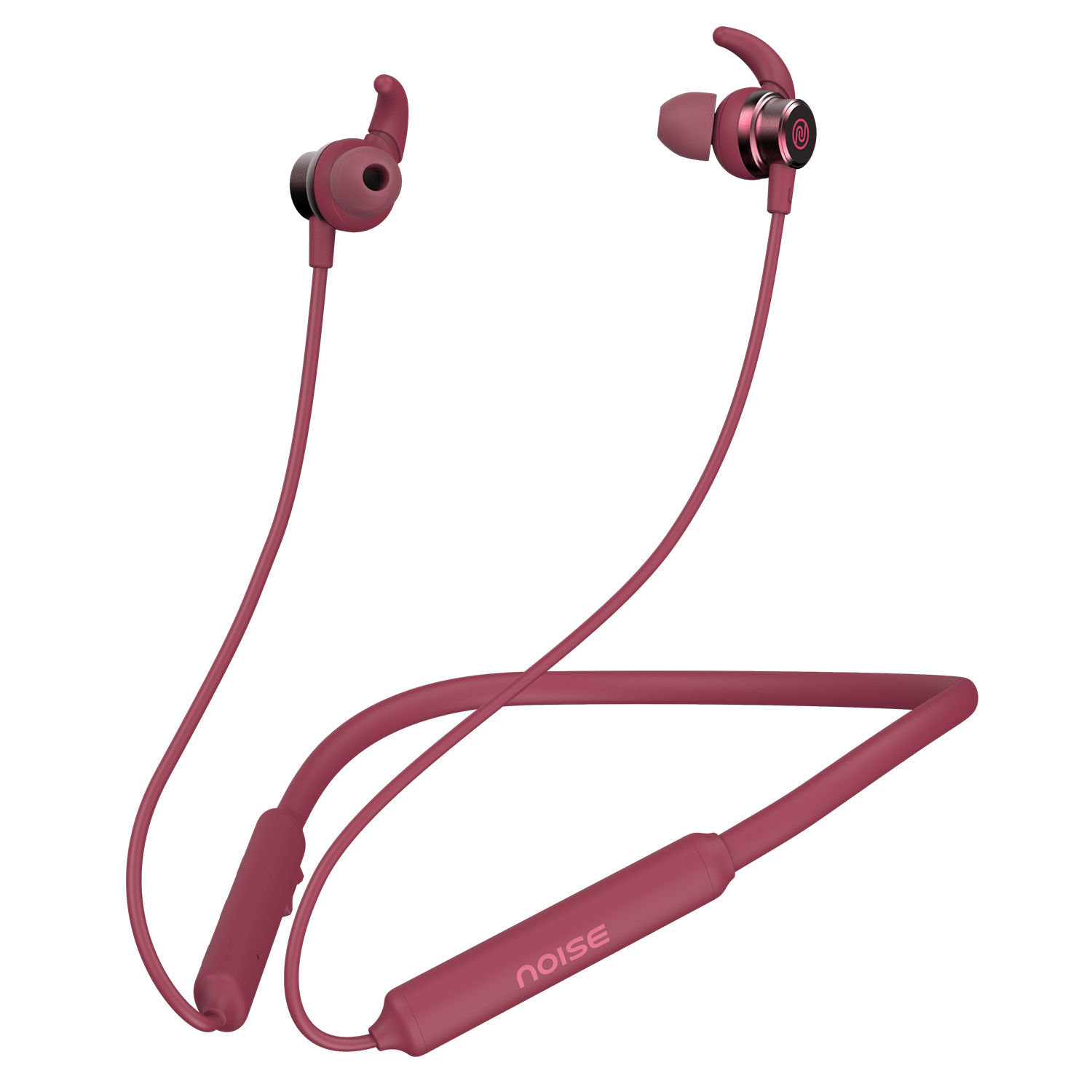 Buy Noise Tune Active Plus Bluetooth Wireless Neckband Earphones Garnet Purple Online