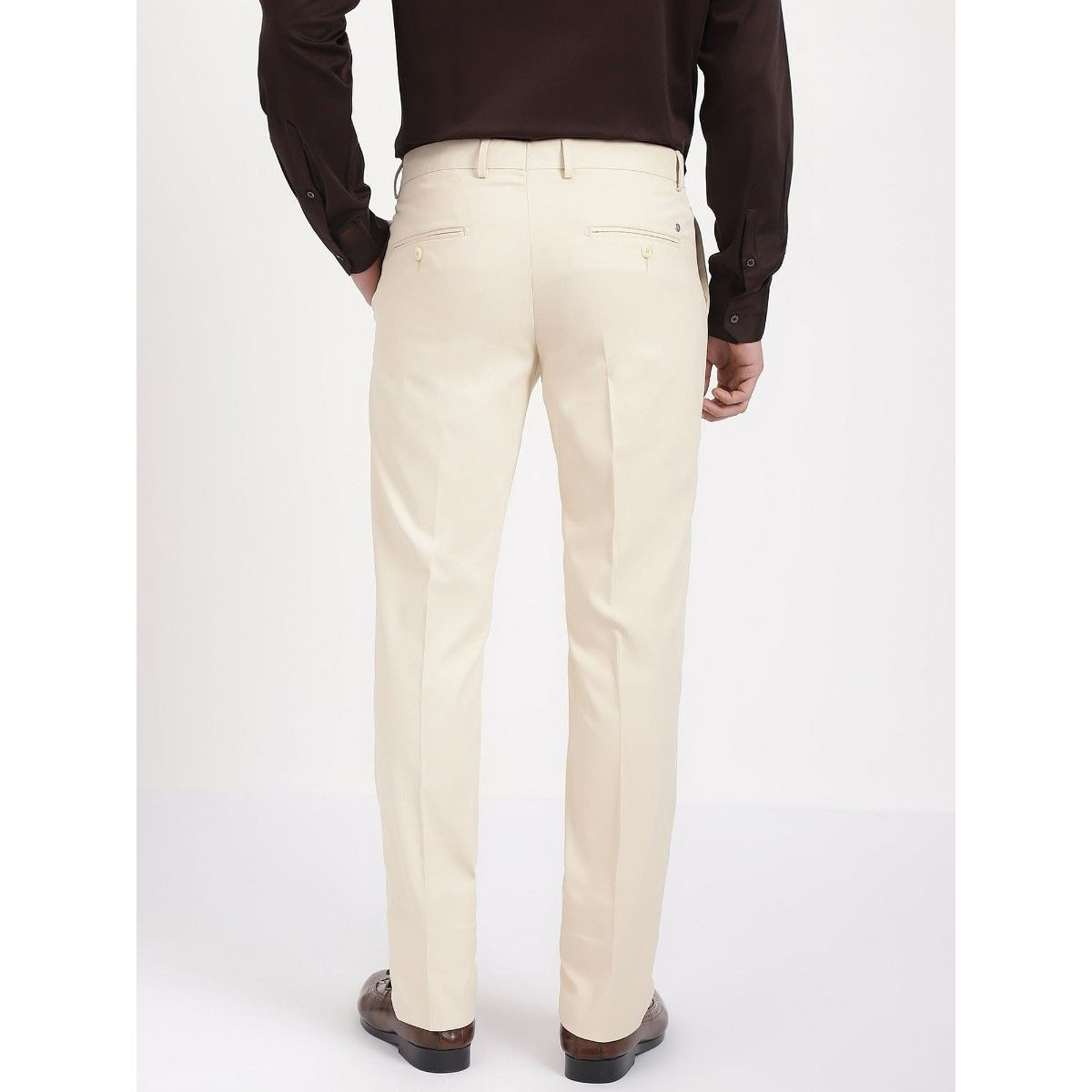 Buy Men's Arrow Green Slim Fit Casual Trousers Online | Centrepoint UAE