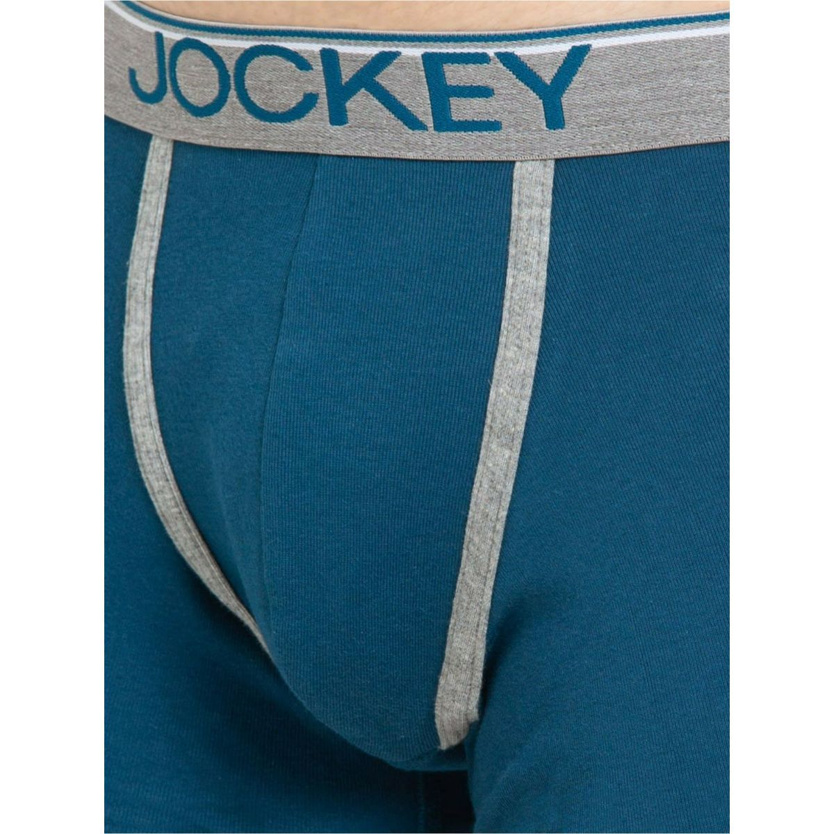 Jockey 8015 Mens Super Cotton Rib Solid Trunk with Ultrasoft Waistband ...