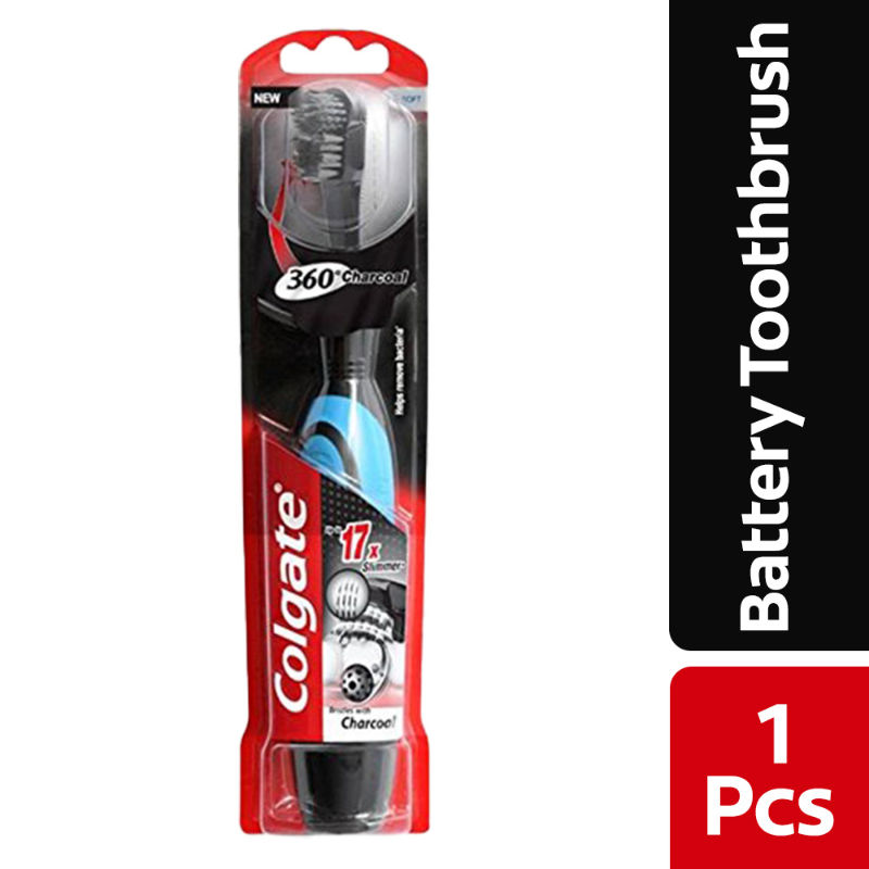 Colgate 360 Charcoal Battery Powered Toothbrush - 1 Pc