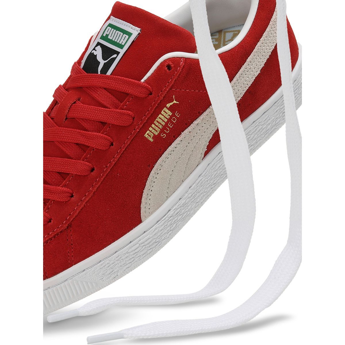 Puma suede classic hot sale mens red