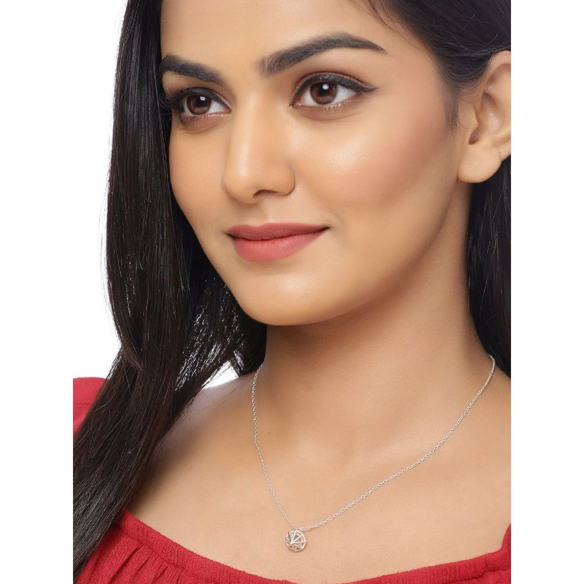 HIARA JEWELS Silver Sterling Silver Pendant With Chain Buy HIARA