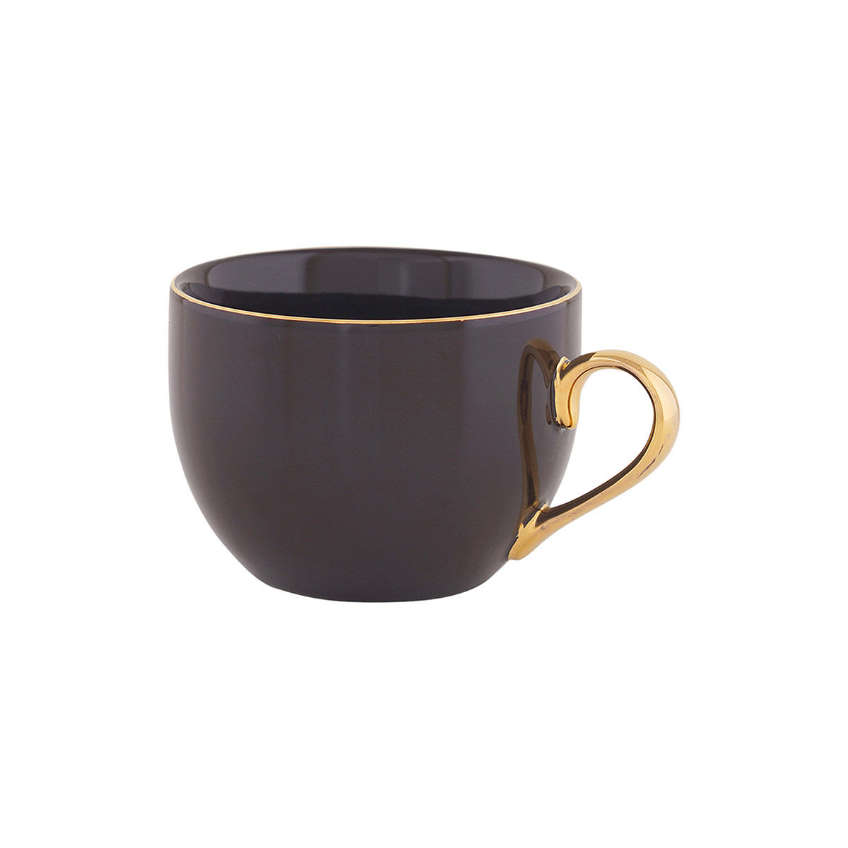 Pure Home + Living Coup Brown Cup and Saucer (Set of 6) Buy Pure Home
