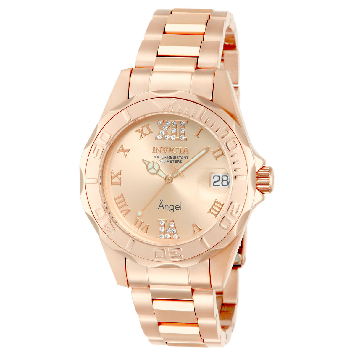 Invicta angel cheap rose gold