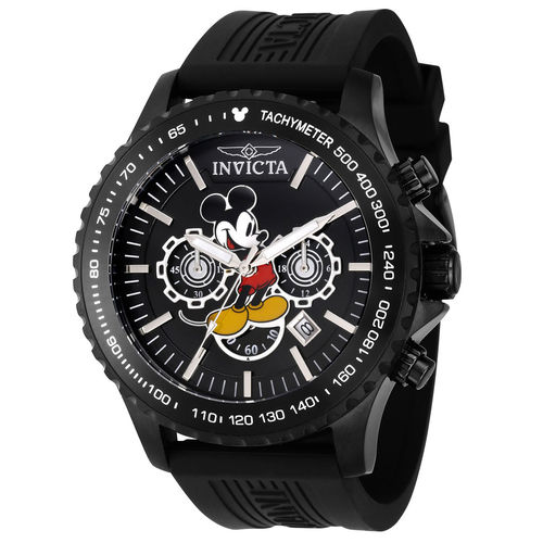 Invicta Disney Limited Edition Mickey Mouse Men Black Dial Watch (L)