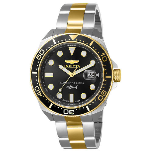 Invicta Pro Diver Swiss Made Ronda Black Dial Men Watch (L) - Main Image