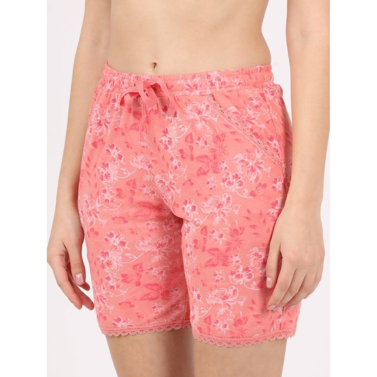 Jockey Rx10 Women's Micro Modal Cotton Printed Sleep Shorts With Side