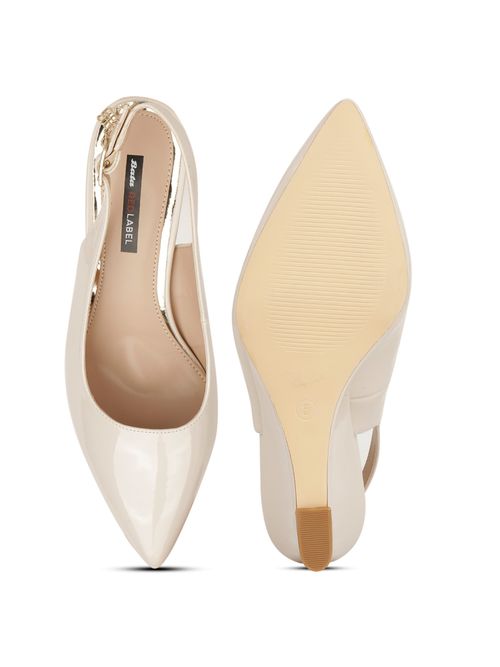Buy Bata Cream Women's Stylish Mule Heels Online