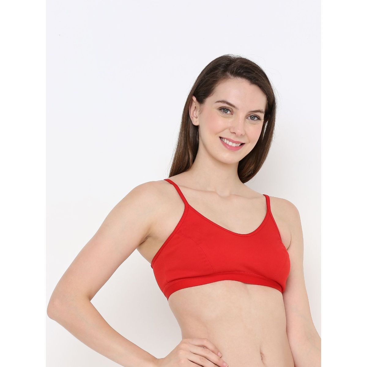 Berrys Intimatess Poly Cotton Non Padded Non Wired Red Bra Buy Berrys Intimatess Poly Cotton