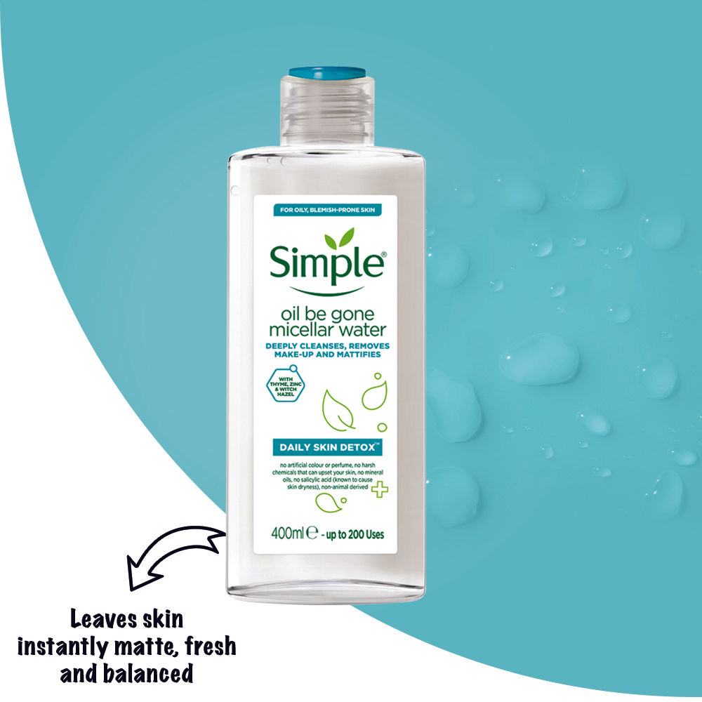 simple oil be gone micellar water