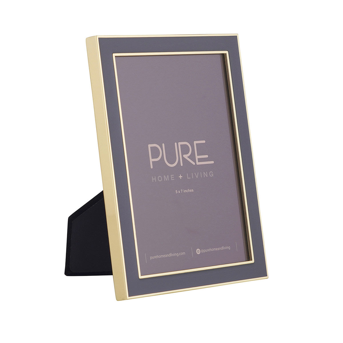 Pure Home + Living Large Gold Plated Grey Photo Frame Buy Pure Home