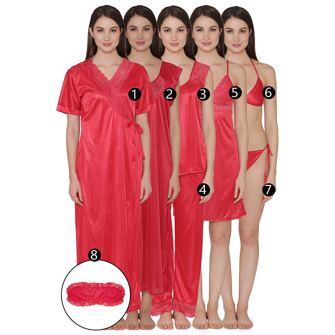 11 pc nightwear set