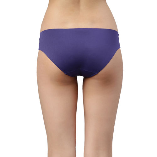 Buy Enamor Pb40 Modern Starter Nylon Sweat Wicking Bikini Panty -Greek Blue  online