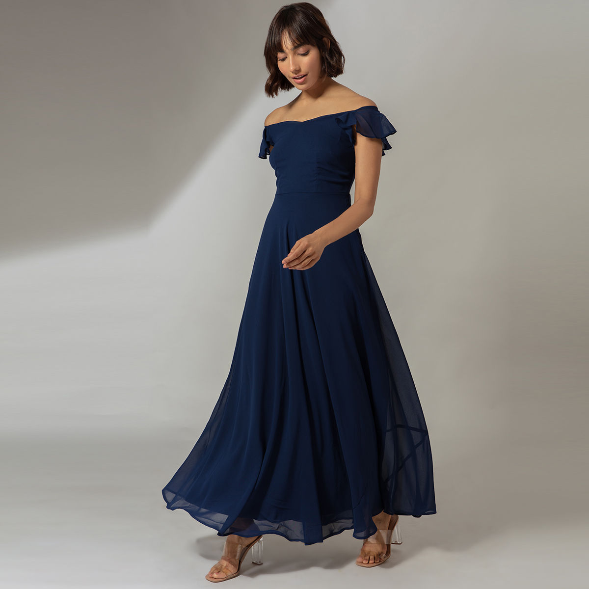 coast maddie dress navy