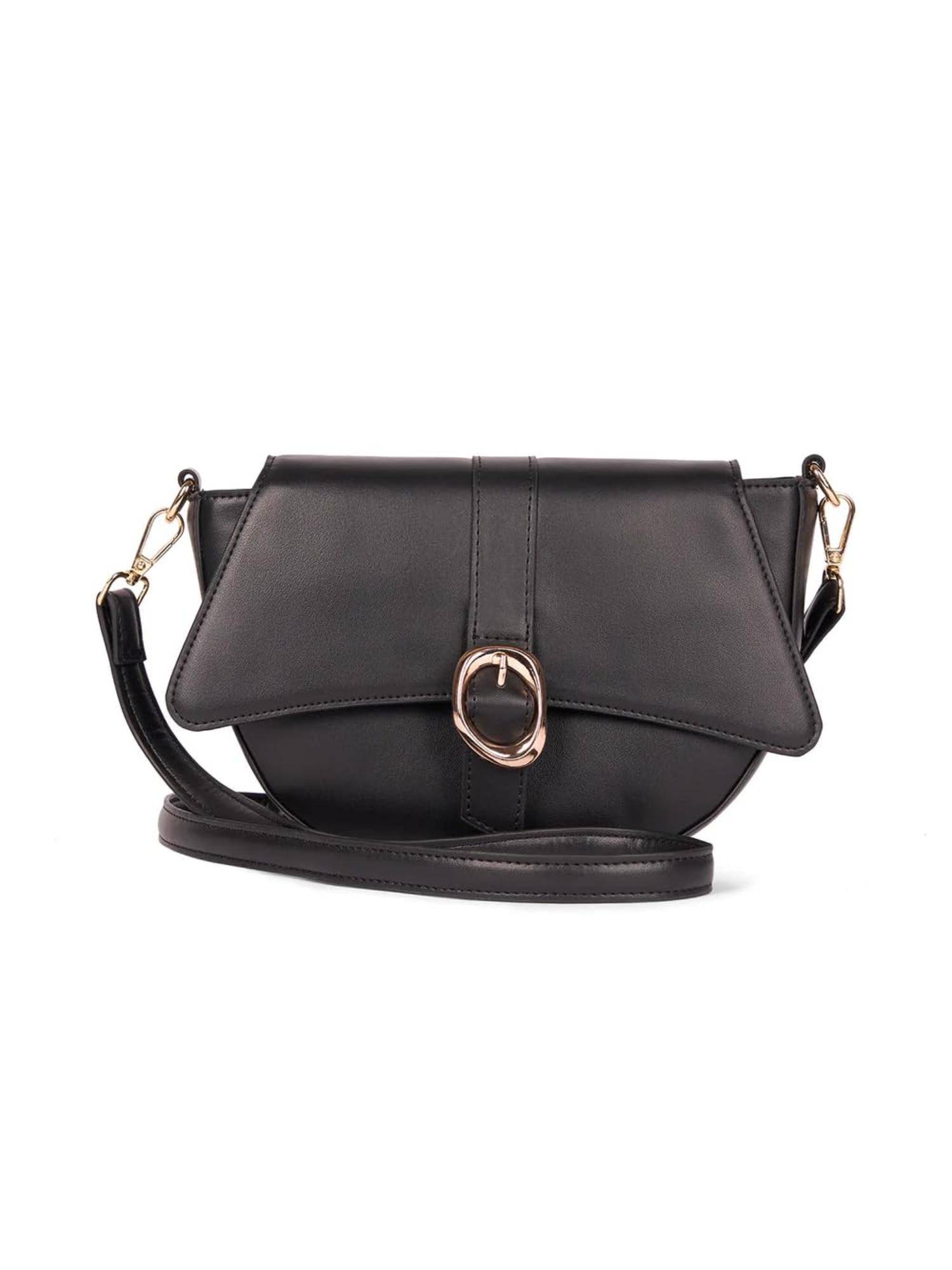 Everpret Blake Vegan Leather Crossbody Sling Bag For Women Black