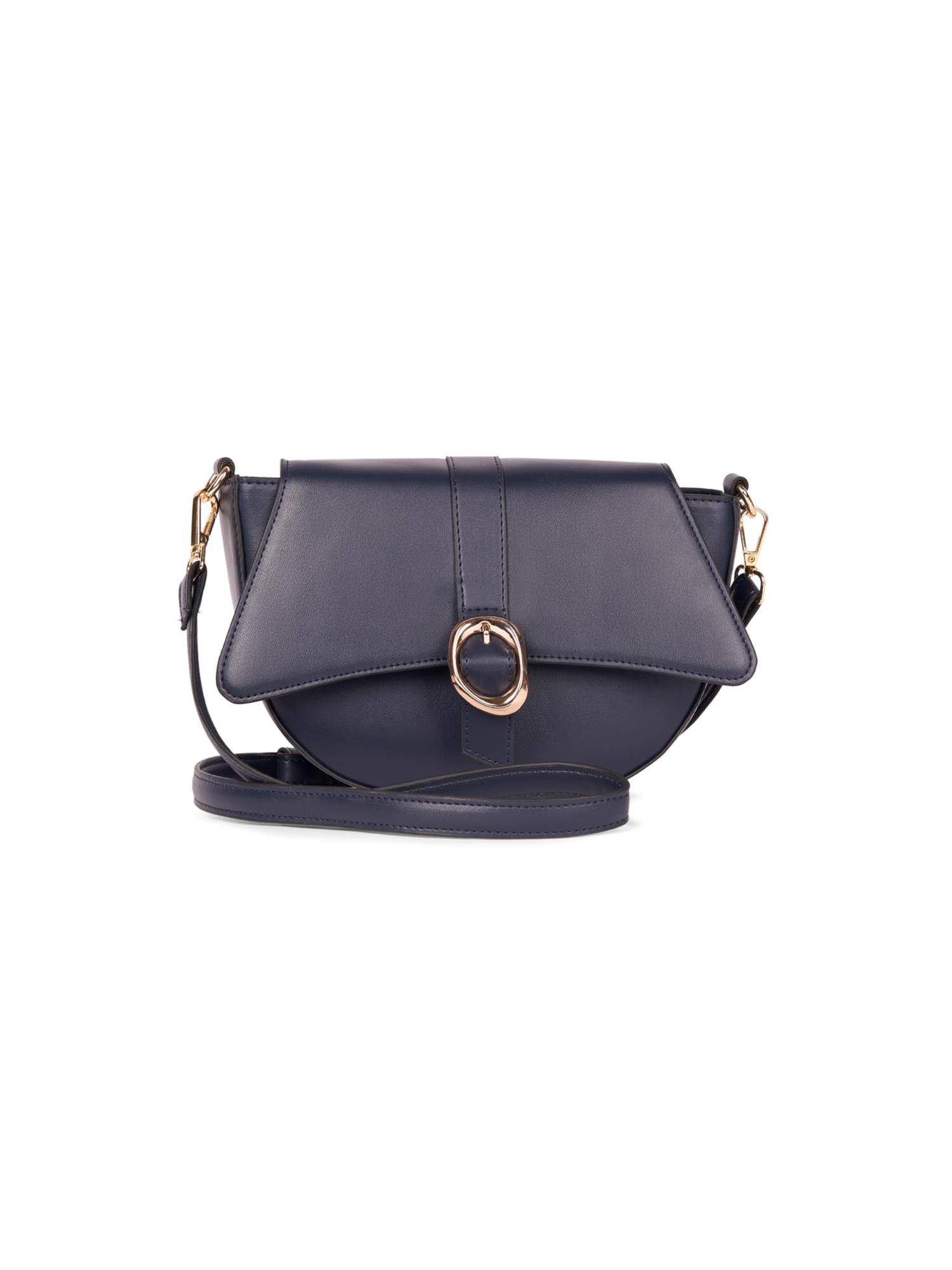 Everpret Blake Vegan Leather Crossbody Sling Bag For Women Navy Blue