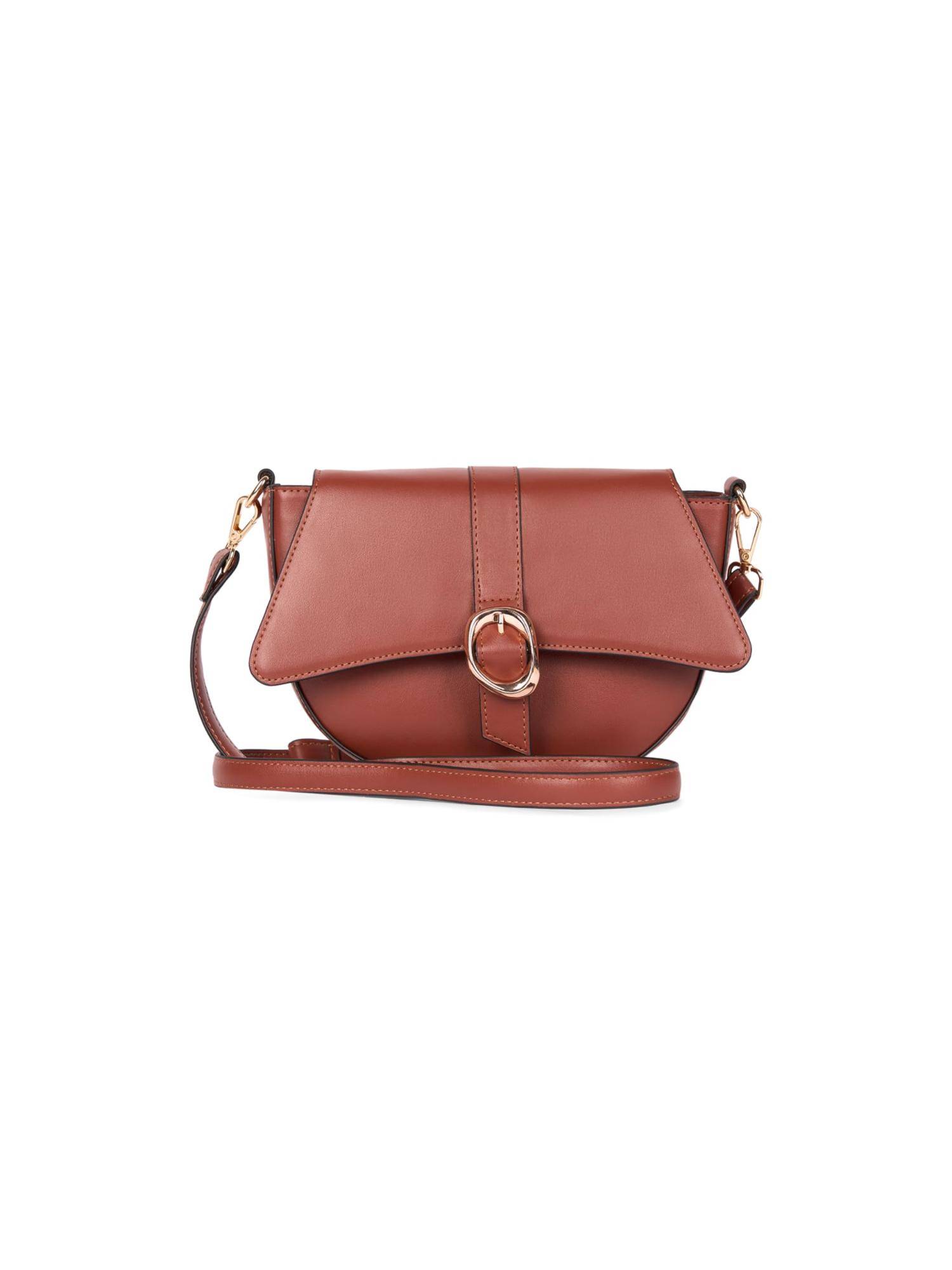 Everpret Blake Vegan Leather Crossbody Sling Bag For Women Brown