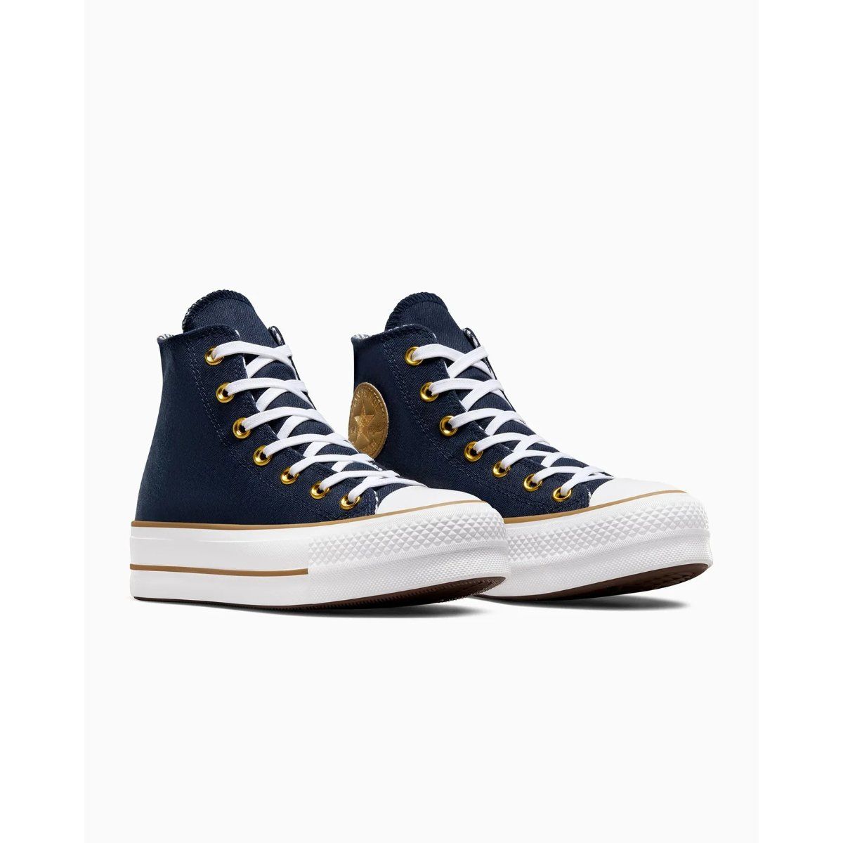 Converse Women Chuck Taylor All Star Lift High Top Navy Blue Sneakers UK 3.5