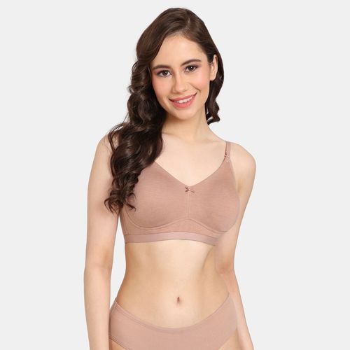 Buy Zivame Double Layered Wirefree 3-4th Coverage T-Shirt Bra