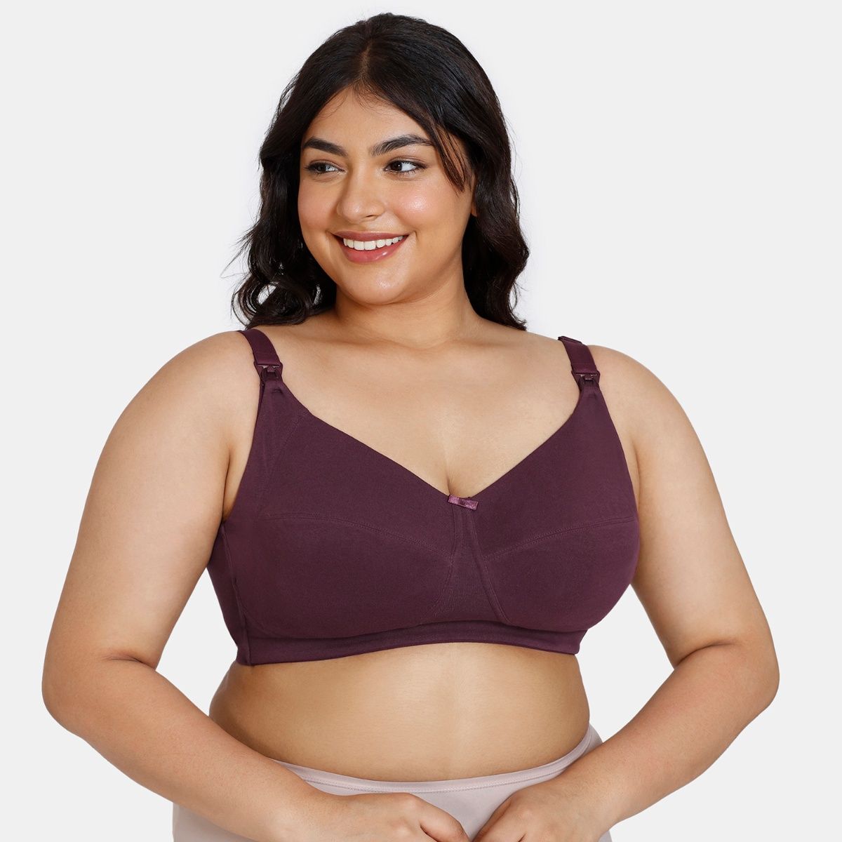 Buy Leading Lady Double Layered Wirefree Super Support Bra - Baby