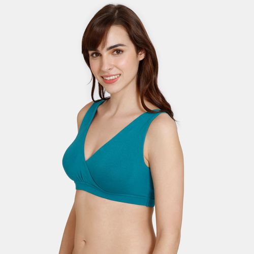 Buy Zivame Double Layered Non Wired 3-4th Coverage Maternity Bra