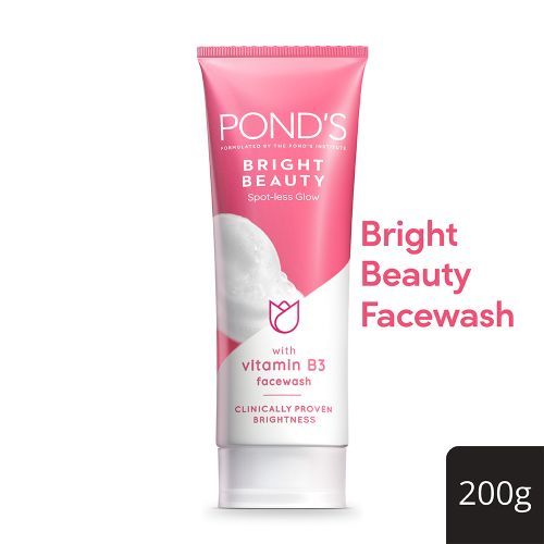 Ponds Bright Beauty Spot-less Glow FaceWash With Vitamin (B3) for All Skin Types