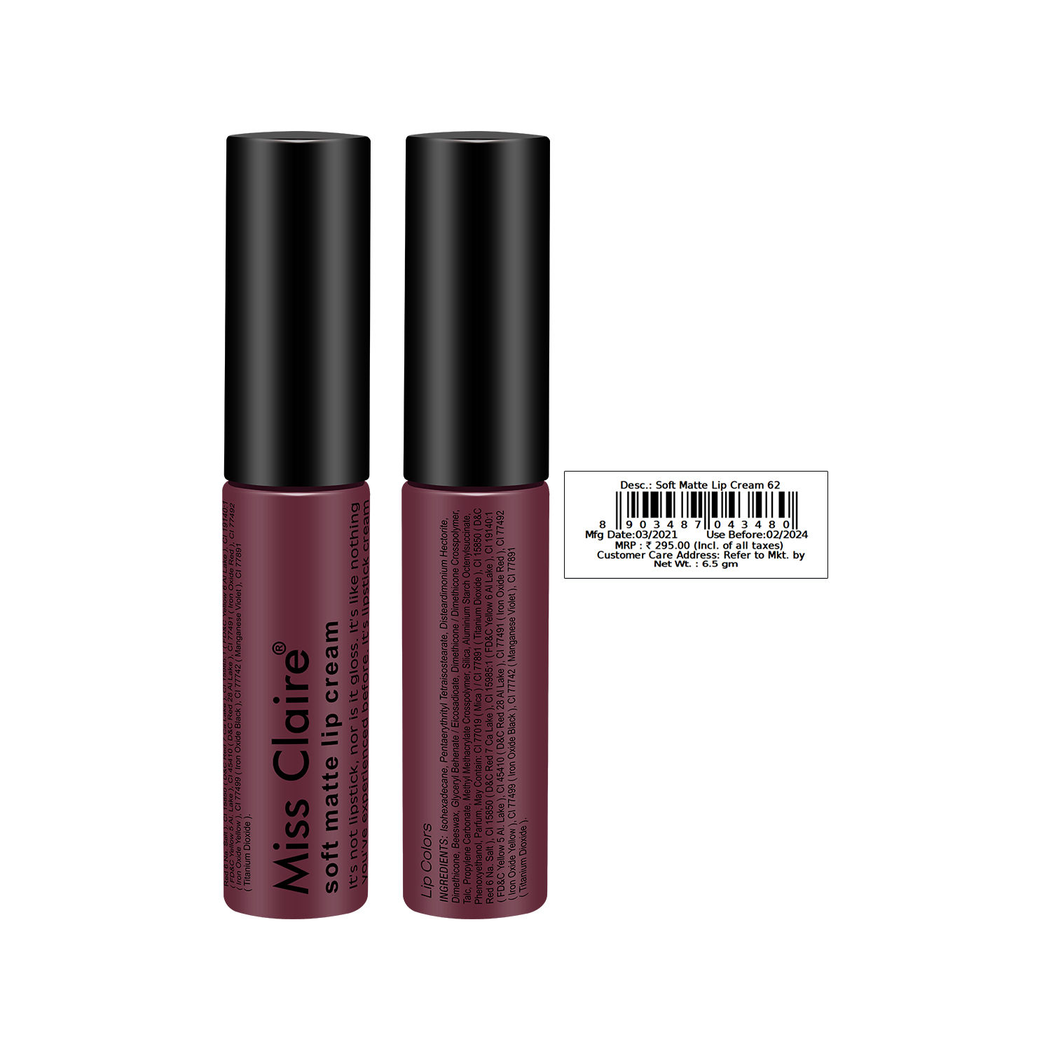 miss claire lipstick shade 62