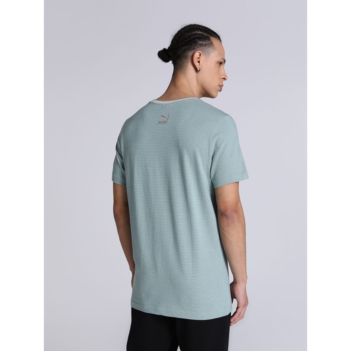 Puma X Virat Kohli One8 Prime Jacquard Mens Gray T-shirt: Buy Puma X ...