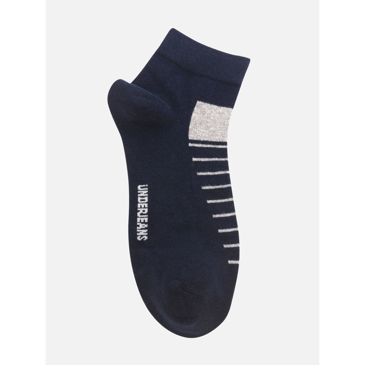 Underjeans by Spykar Men Navy Ankle Socks (Non Terry) Single Pair Of