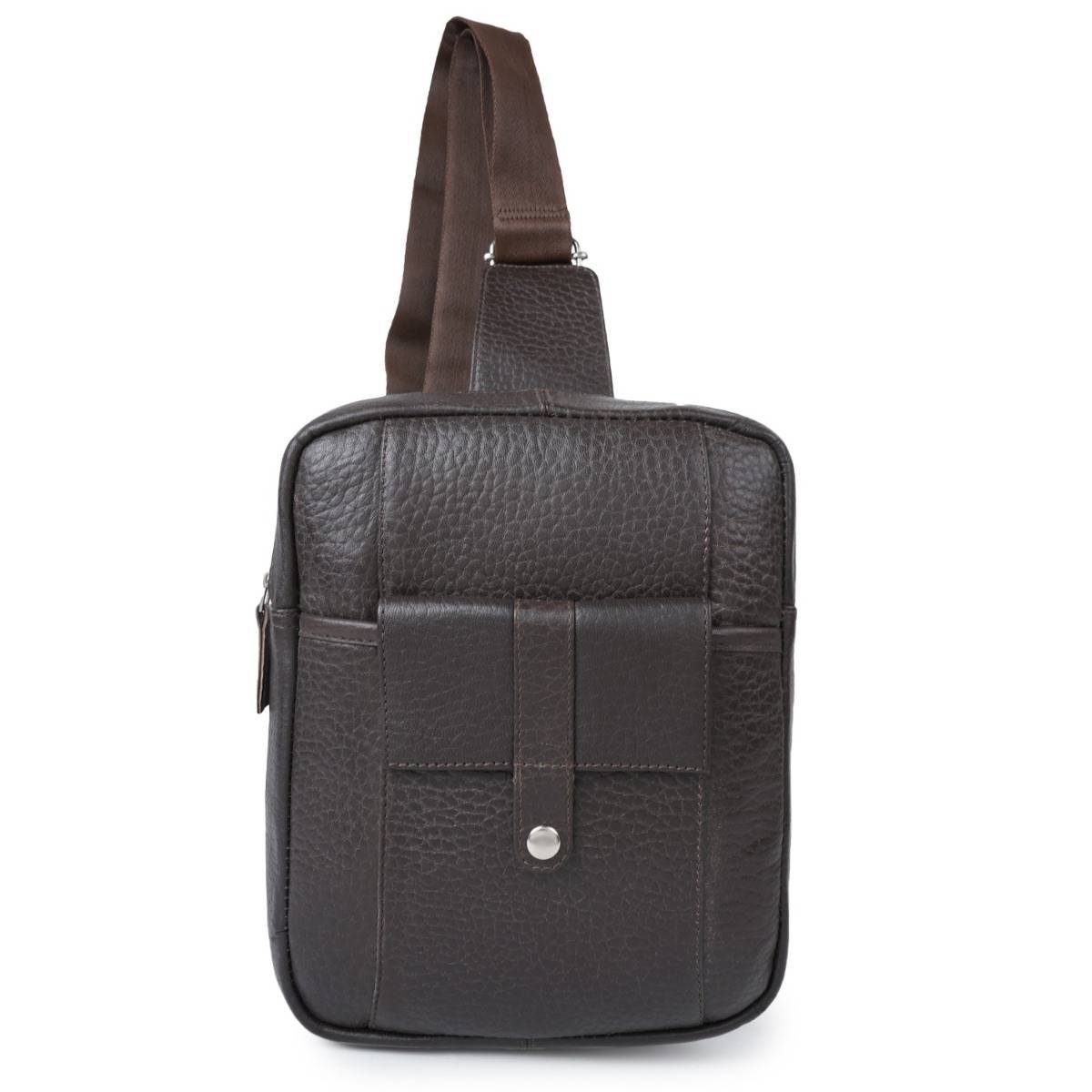 Cimoni Brown Latest Stylish Genuine Leather Crossbody Bag