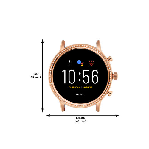 Buy Fossil Gen Julianna Hr Rose Gold Smartwatch FTW6035 For