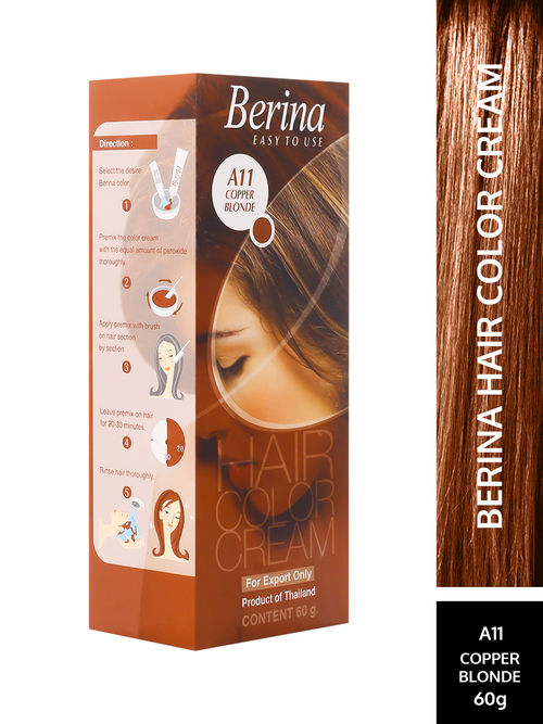 Berina Hair Color Cream - Copper Blonde: Buy Berina Hair Color Cream -  Copper Blonde Online at Best Price in India | Nykaa