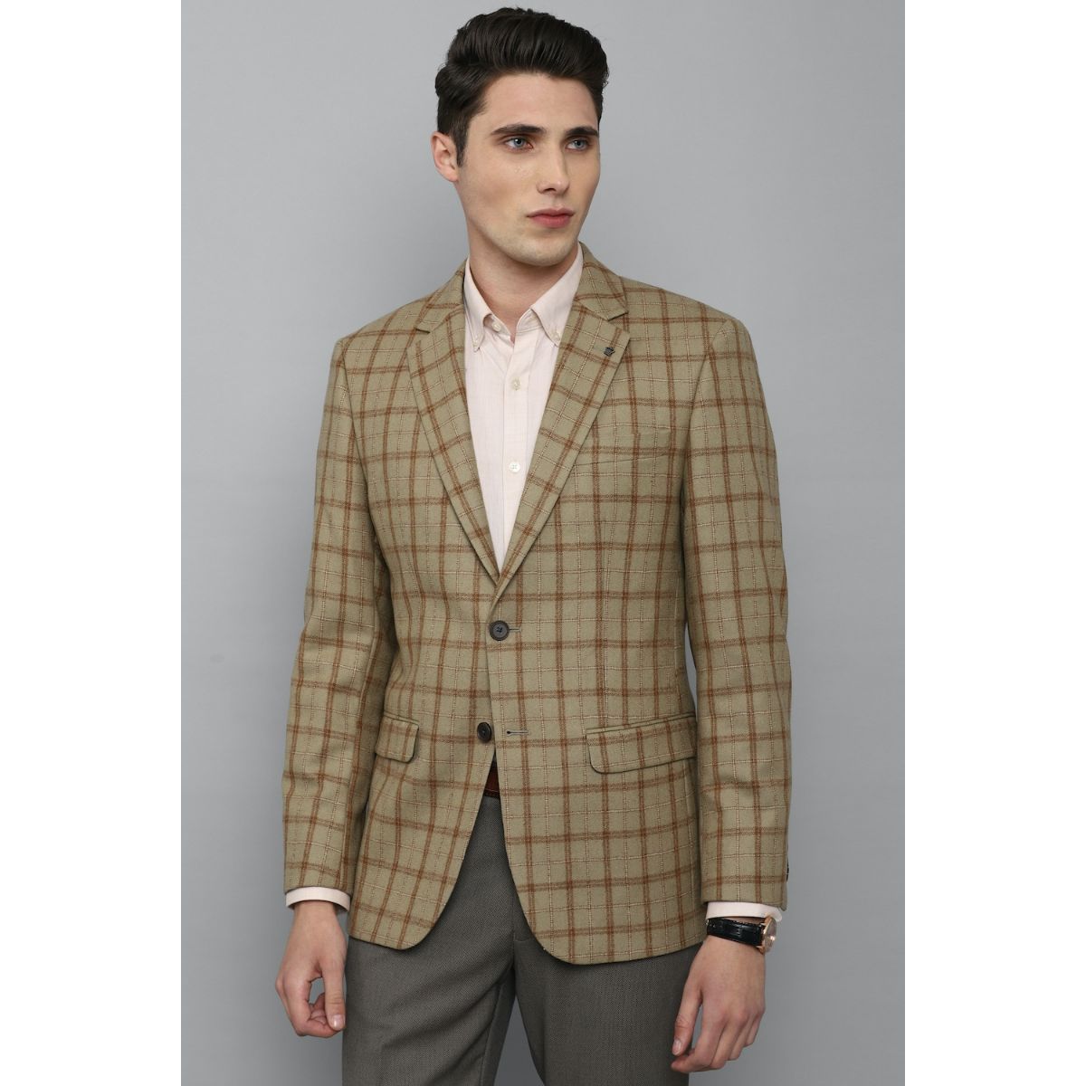 Louis philippe cheap check blazer