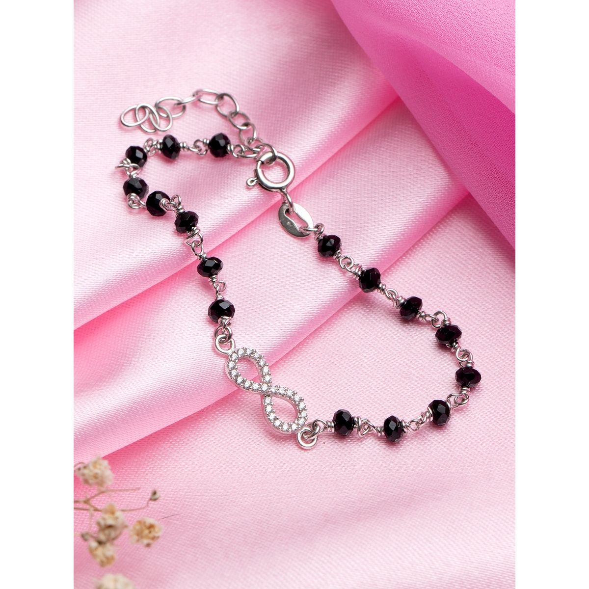 Black moti deals bracelet