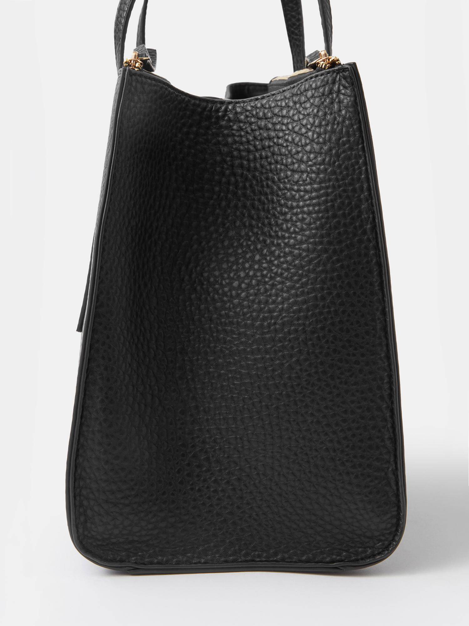 Buy Accessorize London Women's Black Double Zip Laptop Shoulder