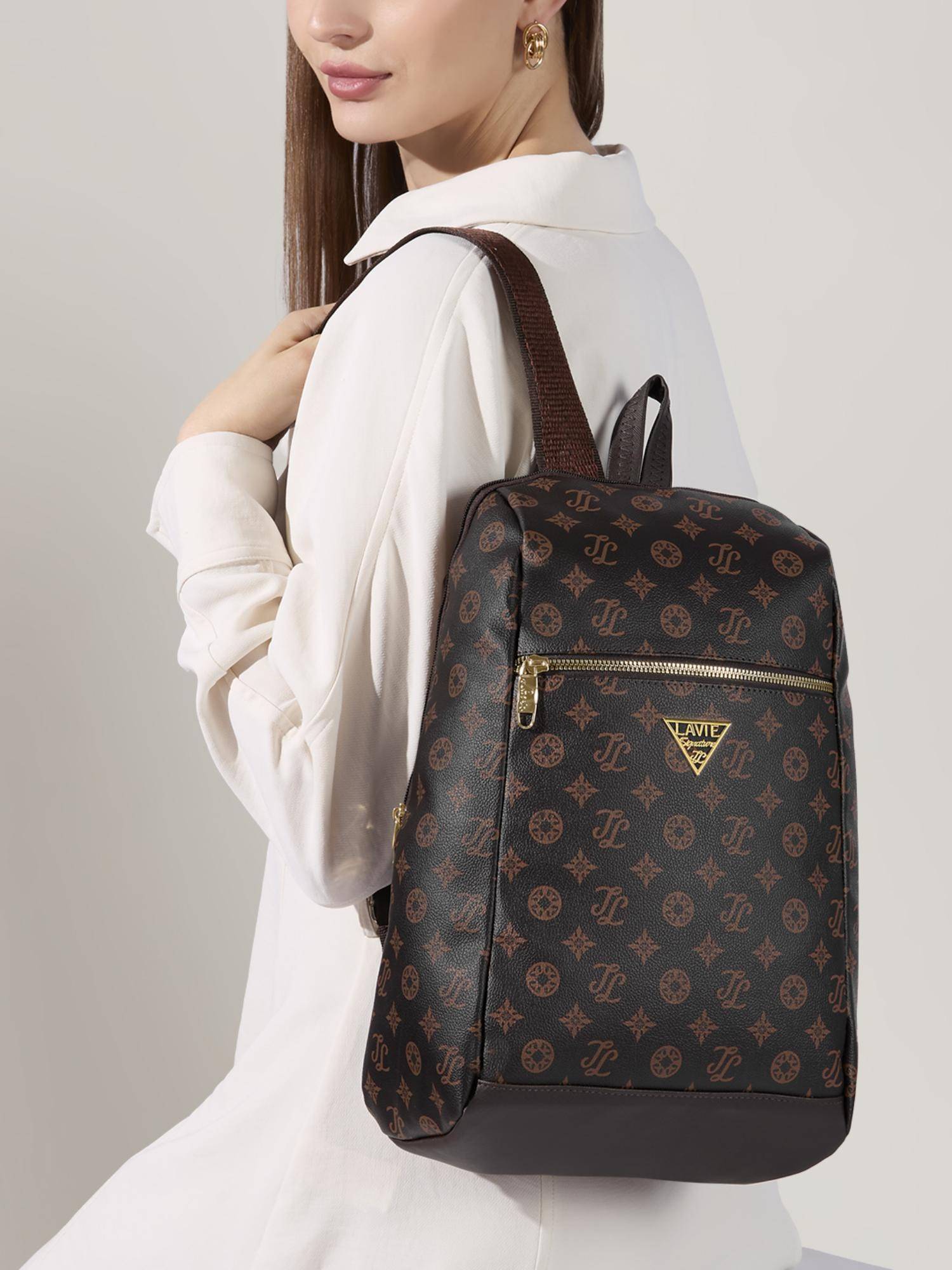 Lavie Signature Women's St.Louis Fashion Backpack (Brown) (S)